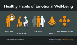  Healthy Habits of Emotional Well poster